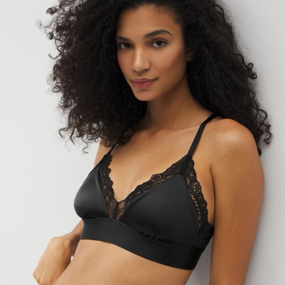 NWT Soma Satin Lace Bralette